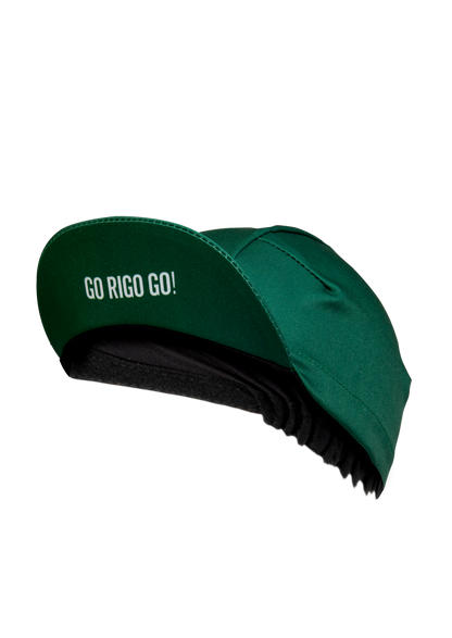 Gorra de ciclismo clasica - verde militar