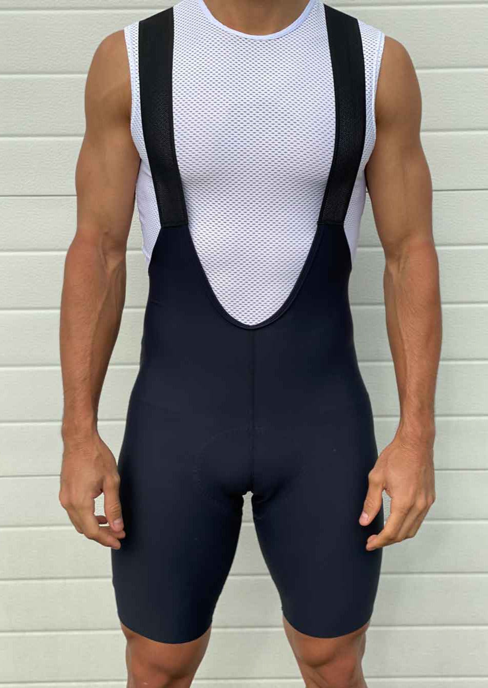 Pantaloneta de ciclismo azul_hombre 