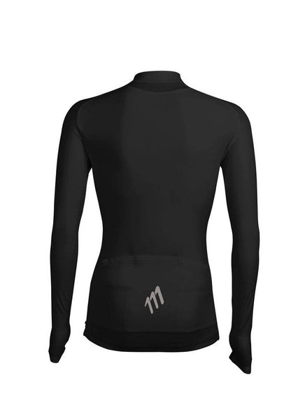 Jersey ciclismo manga larga hombre - NEGRO