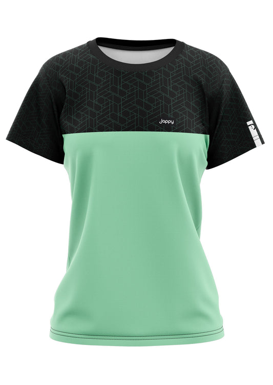 Ropa Ciclismo Colombia_Jersey MTB Mujer, Color Mint