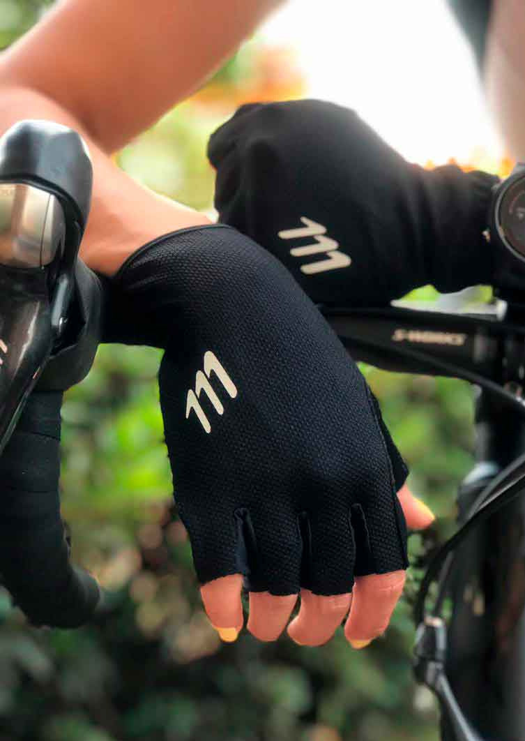 Guante dedo corto ciclismo ruta