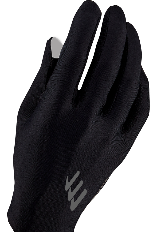 Guantes largos ciclismo de ruta - Medio fondo Negros